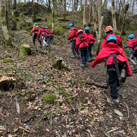 Miss Finn's group (wed): rock climbing